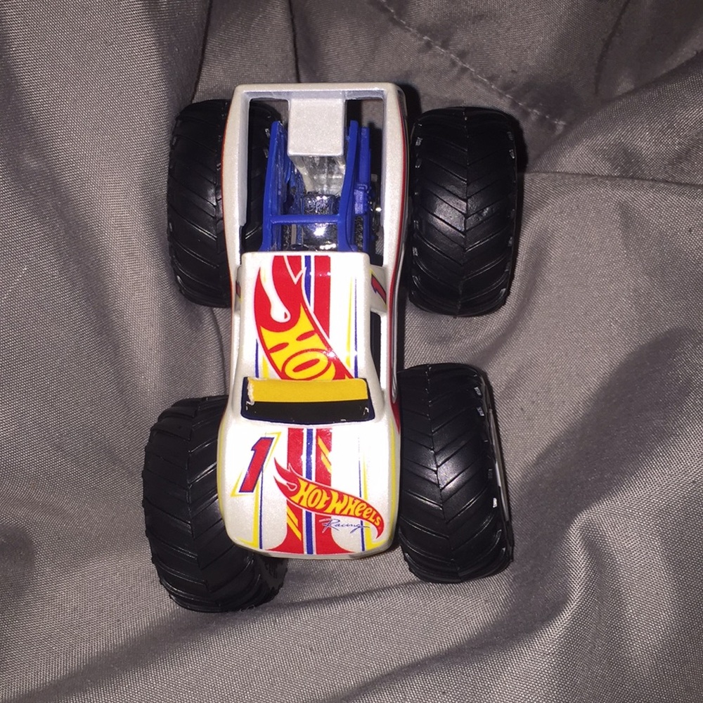 A hot wheels monster truck